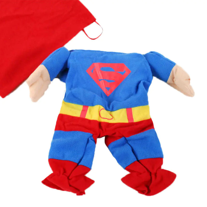 Superman Pet Dog Costume Outfit for Small Dogs