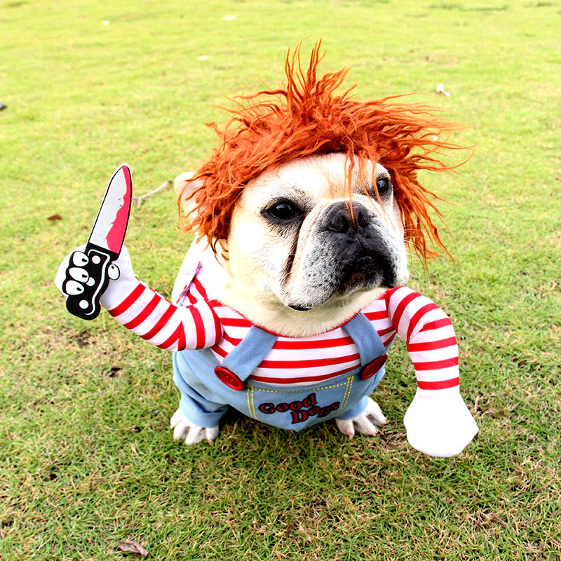 Chucky Dog or Cat Outfit - Halloween Costume