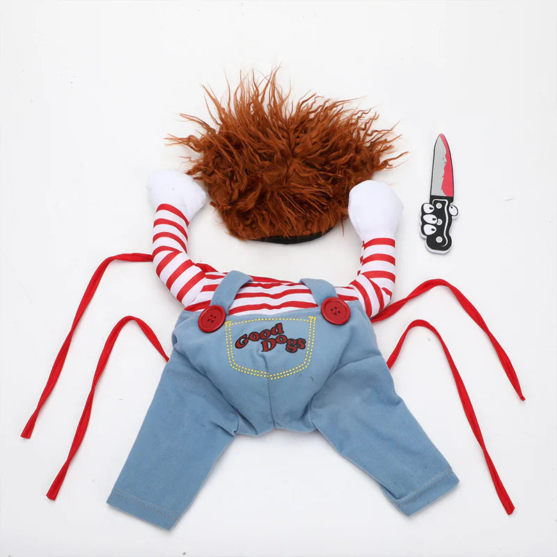 Chucky Dog or Cat Outfit - Halloween Costume