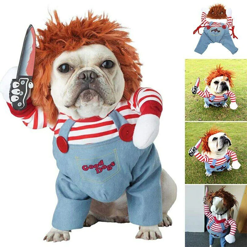 Chucky Dog or Cat Outfit - Halloween Costume